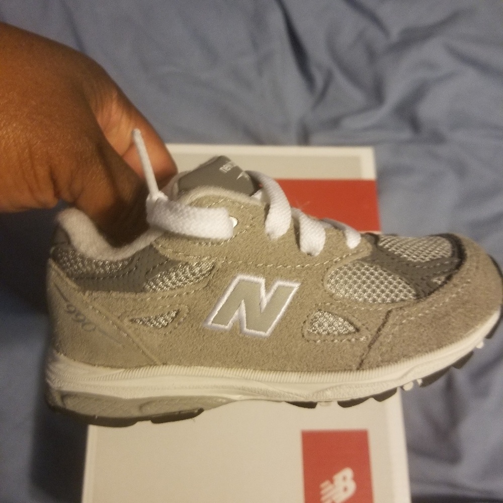 Gray sneakers